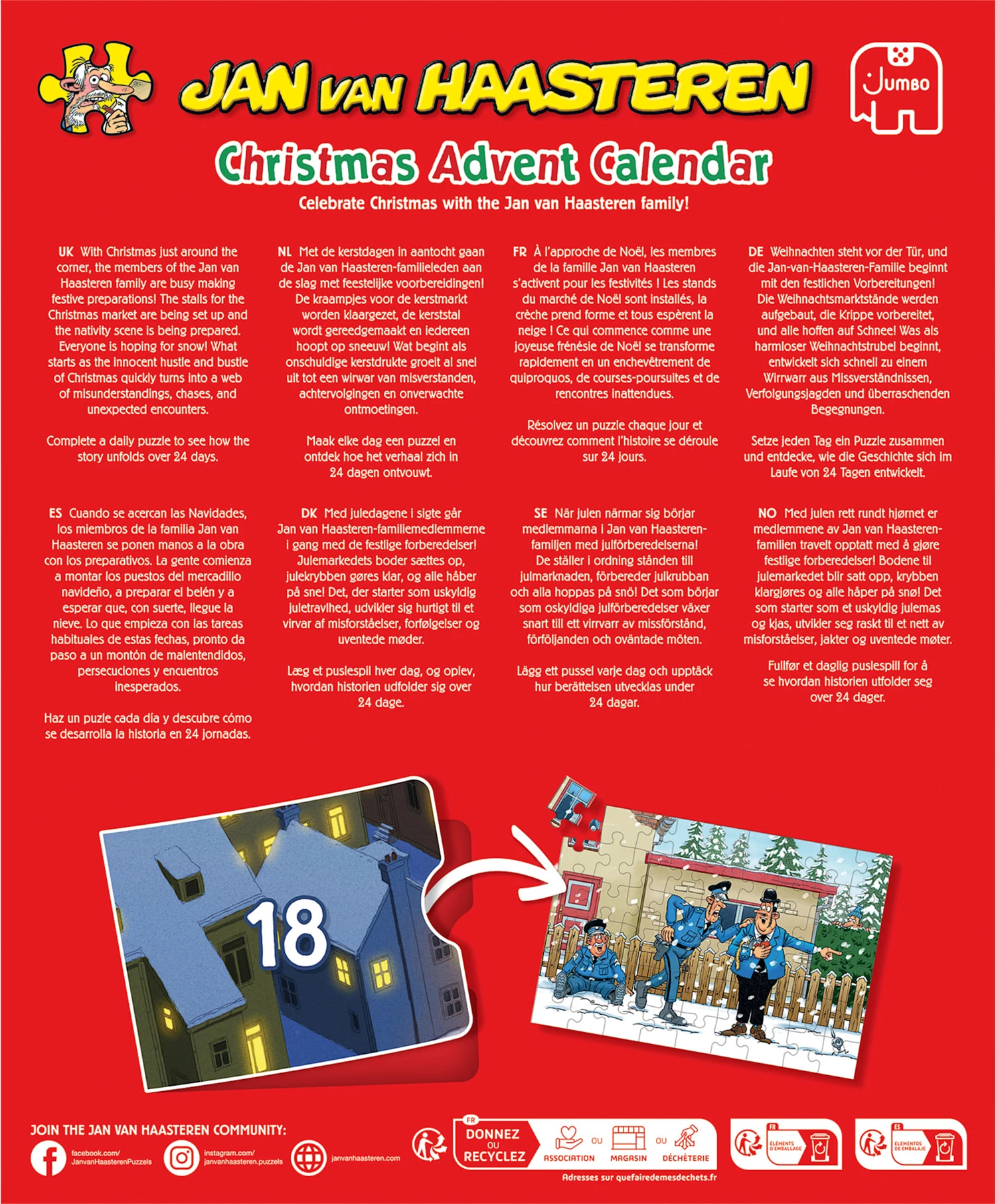 Van Haasteren - Calendrier de l'Avent / Adventskalender – Image 2